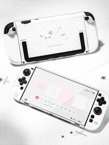 Funda protectora de silicona GeekShare Star Cat para Switch 2, funda protectora anti-arañazos y anti-golpes con diseño de dibujos animados lindo - Ver 2