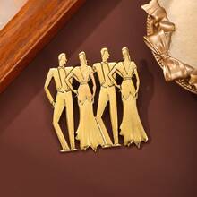 Vintage Style Modern Unisex Dance Brooch, Luxury Multi-Functional Party Set Accessory Pin - RW0307 - View 4