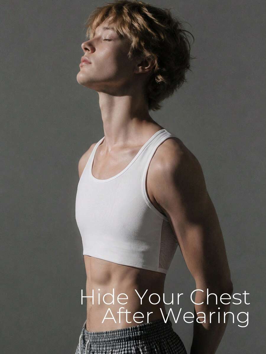1pc Women Seamless Push Up Bralette, Lightweight Shaping Sports Chest Wrap Top