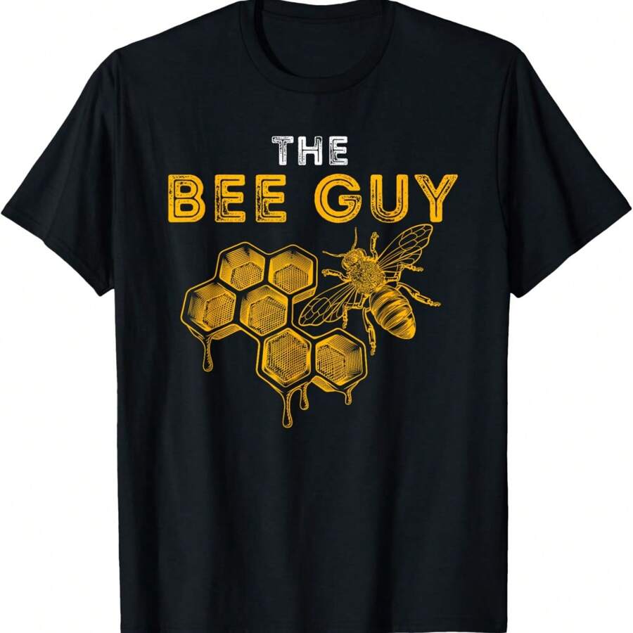 The Bee Guy - Bee Lover Beekeeping & Beekeeper T-Shirt Small - Black - View 1
