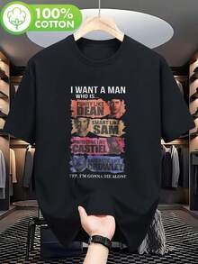 Men Sports Tees & Tanks - Black - View 1