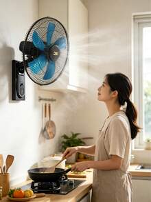 D&M DM-V1810 18-Inch Multifunctional Wall Fan Set, With Smart Remote Control, Three Speed Levels, Quiet And Durable, Wide Air Diffusion Angle, Ideal For Homes And Offices. - US A Type Plug(110-127V) - View 9