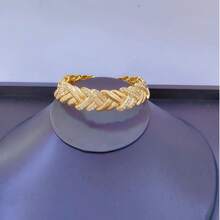 Jewelry Luxury 18K Gold Plated Circle Jewelry Set Mother's Day Gift Respect And Admiration She Deserves It - Gold - View 5