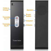 Portable AI Voice Translator - Instant Two-Way Translation, Supports 137 Languages, High Accuracy, Suitable For Travel, Business, Learning - View 8