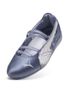 Puma 女款 SPEEDCAT 休閒低筒運動鞋 40685302 - 霧霾藍 - 查看 4