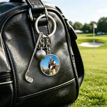 1 pieza Llavero de béisbol de acero inoxidable personalizado, encanto de bolsa de béisbol mini, foto personalizada, fútbol, rugby, colgante de hockey, recuerdo de equipo de béisbol, regalo para papá, regalo para atletas, llavero para mochila, temporada de graduación, regalo de regreso a la escuela. - Multicolor - Ver 5