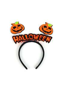 1pc Halloween Non-Woven Fabric Headband, Ghost Festival Party Decoration Supplies, Halloween Ghost Pumpkin Headband Hair Accessory - A - View 9