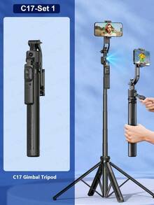 TOKQI Tripod Ponsel Tongkat Selfie Nirkabel 1635mm, Monopod Lipat yang Dapat Diperpanjang Cocok untuk Smartphone, Kamera Pelacak Wajah Otomatis, Dudukan Ponsel Rotasi 360° dengan Pemotretan Stabil dan Seimbang serta Siaran Langsung, dengan Kontrol Jarak Jauh, Ideal untuk Liburan Musim Panas, Perjalanan, Aktivitas Luar Ruangan, Siaran Langsung, dan Acara Lainnya. (1 buah) - Satu-Ukuran - View 14