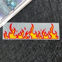 Flame Motorcycle Stickers, Waterproof Vinyl Decals Suitable For Bicycles, Cars, Helmets, Fuel Tanks - Decorative Stickers - View 12