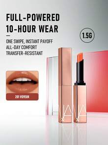 NARS Afterglow 唇膏 #201 Voyeur (暖棕色) 1.5g/0.05 Oz | 色彩與護理的完美融合 | 濃郁亮澤且保濕配方 | 中輕遮蓋力，自然光澤妝效 | 滑順奶油質地，舒適佩戴 - 201 Voyeur - 查看 1