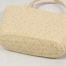 Breathable Straw Woven Storage Small Bag, Vintage Pastoral Versatile - Multicolor - View 5
