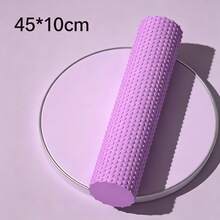 1pc High Density Foam Solid Roller Massager, Deep Tissue, Relax Back And Leg Muscles, Designed For Muscle Massage Release, Fascia Trigger Point Release, Sports, Yoga, Pilates And Stretching, Muscle Massage - Multicolor - View 22