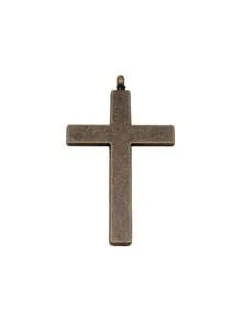 1pc 56x34mm Cross Charms Pendant For DIY Jewelry Making Necklace Keychain Phone Chain Bracelet Making Accessories Handmade Craft Making Findings - Cross - View 5