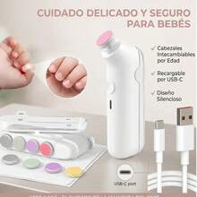 Electric Baby Nail File With 360° LED Light - View 2