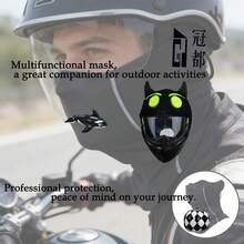 1pc Unisex Sports Neck Gaiter, Breathable Face Mask, Suitable For Cycling, Driving And Outdoor Activities, Comfortable Cool Fabric, Outdoor Sports Travel Dust Scarf, Moisture-Wicking, Reflective Stripe Design - Multicolor - View 16