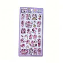 Nuevas pegatinas de cristal en relieve 3D con diseño de conejo pequeño y lindo, pegatinas de relieve sólido de personajes para álbum de recortes infantil, decoración de funda de teléfono, intercambio y colección de pegatinas, adecuadas para niños, estudiantes y adultos, regalo de vacaciones, regalo de cumpleaños, regalo del Día del Niño, regreso a la escuela, regalo de temporada de graduación, recuerdo de fiesta, libro de pegatinas de conejo de pasillo, juguete de pegatinas de cristal en relieve de dibujos animados - Multicolor - Ver 10