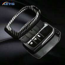 碳纖維 ABS 汽車鑰匙遙控器保護套，防刮耐衝擊保護殼，適用於 Avalon C-HR Camry Corolla Prius Prado RAV4 - 豐田A款 - 查看 4