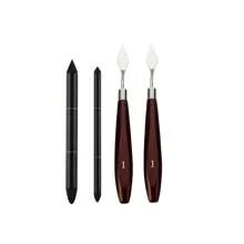 4pcs Oil Pastel & Crayon Blending Tool Set, 2 Blending Stumps + 2 Blending Knives, For Smooth Transitions, Highlighting, Smudging And Color Mixing - Sets - View 8