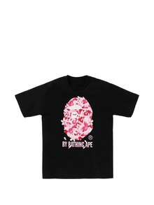Men's Plant Ape Head Graphic Tee , Summer Clothes,Summer Tees, Men Approved Casual Tee,Tallas Grandes (S-5XL) ​ - 黑色3 - 查看 1