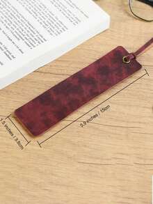 Customized PU Leather Bookmark With Personalized Name, Book Decoration, Gift For Her And Him, Reader Gift, Gift For Parents, Family, Friends, Book Lovers, Teacher Gift, Floral Name Bookmark, Holiday Birthday Gift, Souvenir, Party Favor - Multicolor - View 6