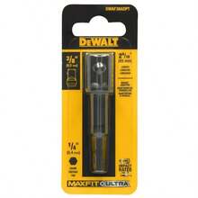 DEWALT Hex Shank Adapter Socket Connector Conversion Bar, Square Adapter Max Impact 1/4" Conversion Hex Adapter Power Tool Accessories, Electric Screwdriver Adapter Drill Bit, DEWALT DWAF38ADPT - DWAF38ADPT - View 6