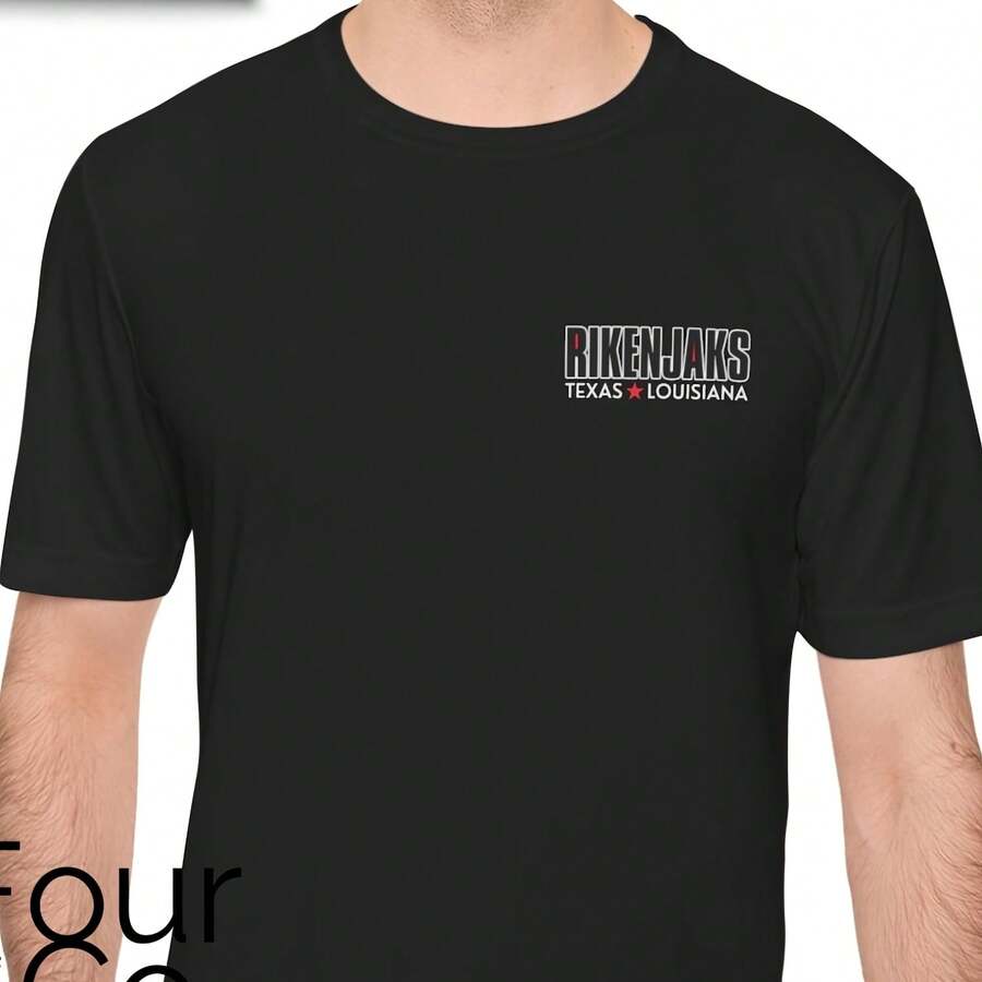 Rikenjaks - Moisture Wicking Athletic Shirt - Black - View 1