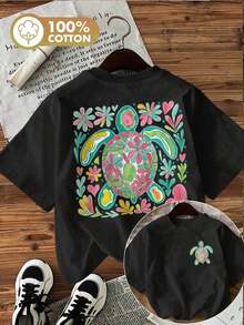 Women T-Shirts - 黑色 - 查看 1