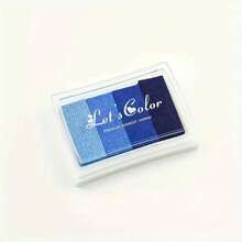 1 pieza Almohadilla de tinta de color degradado, 4 almohadillas de tinta de artesanía de color degradado, sello de goma, adecuado para scrapbooking, elaboración de tarjetas, papel decorativo, scrapbooking, tela de madera, mejor regalo, estilo de color rosa aleatorio - Multicolor - Ver 15