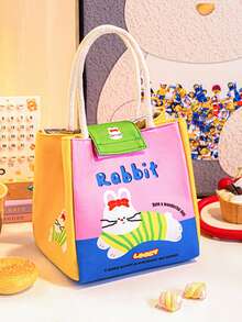Cartoon Student Breakfast Bag, Thermal Bag, Portable Bento Bag, Office Worker Thermal Insulation And Cold Lunch Box Bag, Thickened Portable Bento Bag - Multicolor - View 16