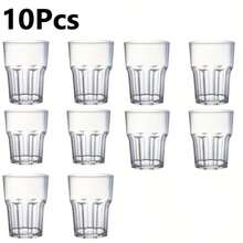 190ml Water Cup Set, 6.5oz Water Cup, Thickened Transparent Acrylic Material, Shatterproof Water Cup, Durable And Reusable, Suitable For Spirits, Whiskey, Juice, Party Use - Multicolor - View 14