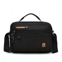 Men's Casual Shoulder Bag, Multi-Pocket Commuter Messenger Bag, Colorblock Crossbody Bag, Suitable For Business, Commuting, School, Back To School Season - Messenger Bag - View 15