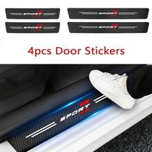 Car Trunk Sill Plate Scratch-Resistant Sticker Decal Car Door Welcome Pedal Scratch Protection Strip For Most Cars - SP-rED - View 4