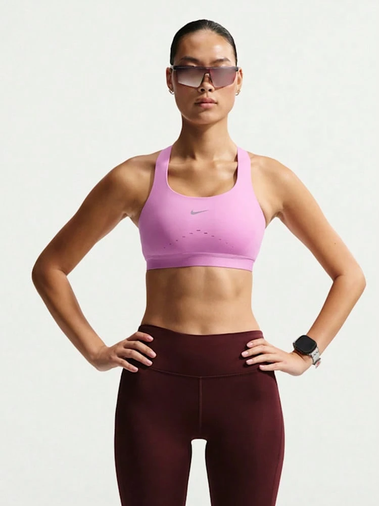 Nike 女款 AS W NK SWIFT HS 運動內衣 BRA-HHM5221-503 - 粉色 - 查看 1