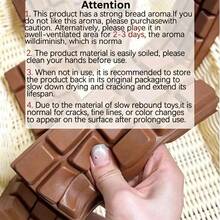2/1pc Slow Rebound Chocolate-Shaped Squeeze Toy - A Realistic Food-Themed Sensory Stress Reliever For Adults. Made Of Thermoplastic Rubber, This Cute Chocolate Figurine Is Perfect For Collection. It Can Serve As Birthday Party Favors - 2件 - 查看 6