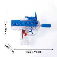 Summer Transparent Press-Type Small Water Gun Toy, Manual Rapid-Fire Long-Range Water Shooter For Boys And Girls, Water Fight Essential, Outdoor Beach Pool Water Play Toy, Multiple Colors Available For Parent-Child Family Interaction - Multicolor - View 6