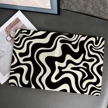 1件裝黑白抽象漩渦印花平板保護殼，附筆槽，相容 iPad 10代 Smart Case/Air 13(M3 2025)/Air 11/11(A16 2025)，適用於 Pad、Matepad、Pad、Honor Pad、Xiaoxin Pad - 彩色 - 查看 2