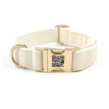 1 pieza Collar personalizado con código QR para mascotas en marrón y crema, con grabado de nombre personalizado y un código QR de contacto para protección de la privacidad, capaz de rastrear y localizar a la mascota. Multifuncional, adecuado como regalo para amantes de los perros y dueños de mascotas - Multicolor - Ver 26