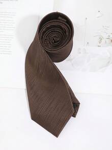 1PC Men's Fashion Elegant Striped Texture Tie Suitable For Party, Workplace, Formal Suit Matching - Multicolor - View 7