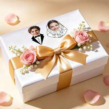 Customizable Wedding Banners, Fun Anniversary Photo Banners, Customizable Facial Portraits And Wedding Decorations, Suitable For Holiday Celebrations, Anniversaries, Weddings, Men, Women, Friends And Family - Style a - View 4