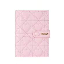 Caviar Heart Pattern! Passport Holder Zipper Short Travel Passport Bag, Multi-Function Document Storage Bag, Travel Essentials - Multicolor - View 13