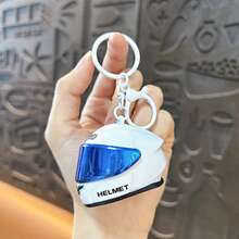 Hot-Selling Realistic Colorful Motorcycle Helmet Keychain & ABS Cool Bag Charm & 3D Motorcycle Helmet Pendant & Gift - Multicolor - View 7