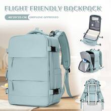 40x20x25cm Mochila de viaje pequeña aprobada por Ryanair - Mochila de mano/Mochila de avión/Mochila de viaje, Cumple con los requisitos de tamaño de cabina de Ryanair, Adecuada para viajes cortos, Cabe fácilmente debajo del asiento, Nueva mochila de viaje portátil, Bolsa de equipaje unisex - Multicolor - Ver 10