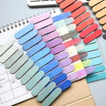 200pcs/Pack Transparent PET Gradient Index Tabs, Colorful Round Head PET Index Tabs, Vintage European & American Colors, Index Tabs, Morandi Color Sticky Notes, Indicator Tabs, Classification Marking Tabs - Multicolor - View 7