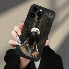 Falcon Portrait Pattern Phone Case, Suitable As Birthday And Christmas Gift For Couples, Women, Daughters, Boyfriends, Girlfriends, And Teenage Girls - Multicolor - View 5