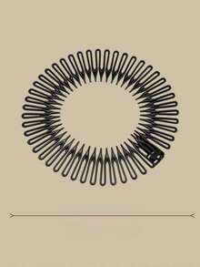2pcs/3pcs/6pcs Hair Accessories Invisible Broken Hair Artifact - Black - View 4