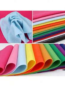 66/40/22/10pcs Handmade Felt Squares, Multiple Colors Available, Suitable For Halloween/Thanksgiving/Christmas DIY Crafts, Cutting, Sewing, Modeling And Home Decor - Felt Cloth - View 6