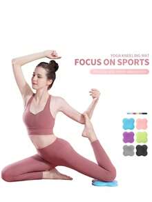 Non-Slip Wear-Resistant Squat Training Mat, Heavy Duty Fitness Mat, Suitable For Beginners, Ergonomic Portable Yoga Mat, Fitness Squat Guide, Mat, Leg And Abdominal Training Mat, Weight Loss Mat, Pilates, Yoga Mat, Fitness Squat Guide Mat - Multicolor - View 7