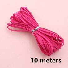 10m 2.5mm 扁平仿麂皮編織繩，韓式天鵝絨皮革繩，DIY項鍊珠寶製作材料 - rope cords - 查看 12
