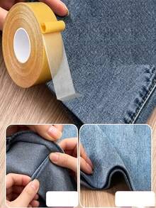 Strong Adhesive Fabric Tape, No-Cut Multi-Function Non-Damaging Edge Repair Tape, Suitable For Fabric Clothing Self-Adhesive Fixing Patch, Pant Leg Tape, Seamless Tape, Outdoor Supplies, Outdoor Decor, Party Supplies, Back To School, Home Decor, Soft, Outdoor Garden Decor, Fan, Room Decor, Teacher Gift, Wedding Decor, Holiday Accessories, Garden Furniture, Garden, DIY, Bedroom Decor, Kitchen Decor, Dorm Essentials, Storage Room, Christmas Decor, Travel Essentials, Bachelorette Party Supplies, Desk Accessories, Home Decor - High Quality - View 9
