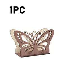 1pc Western Cowboy Boot Napkin Holder, Rustic Brown Stand, Open Top Design With Stable Base, Suitable For Kitchen, Farmhouse, Western Party Decor, Home, Office, Cowboy Theme Events, Cafe, Restaurant Decor, Durable Vintage Charm - Multicolor - View 12